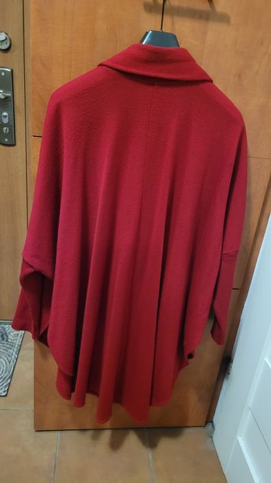 Czerwony kardigan / narzutka