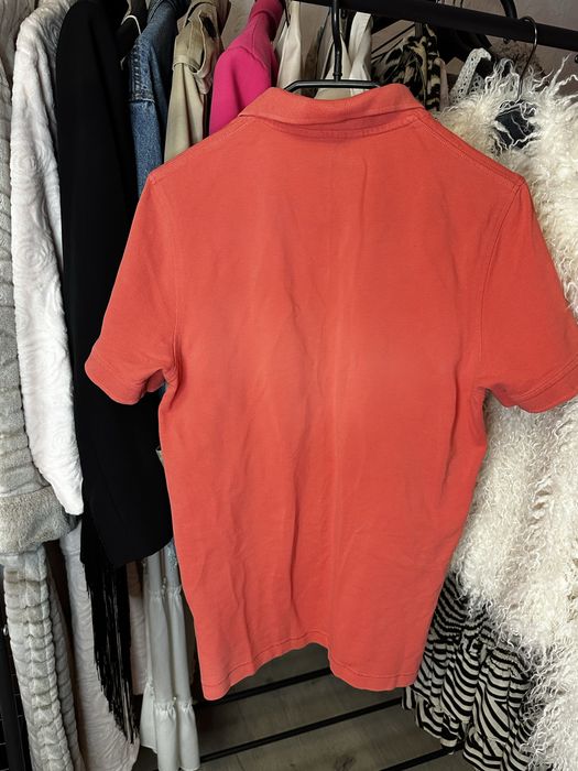 Koralowa koszulka polo Dobber | 36 S | 100% bawełna | stan idealny
