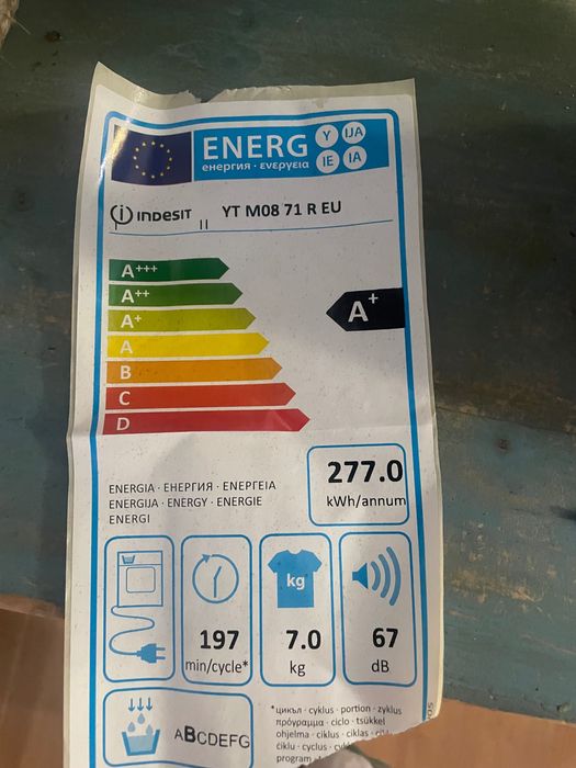 Máquina de Secar Roupa Indesit 7kg Bomba de Calor A+ – Como Nova (3 utilizações)