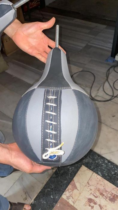 Шкіряна груша для боксера, силомір, атракціон, аттракцион, кожа, шкіра