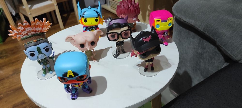 Zestaw Funko Pop 8 sztuk.