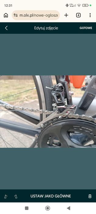 Pomiar mocy RONDE Shimano 105