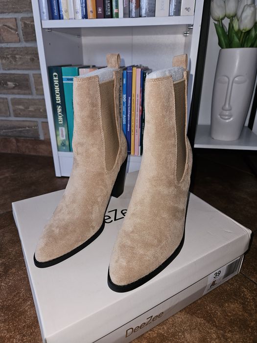 Botki DeeZee jasny braz