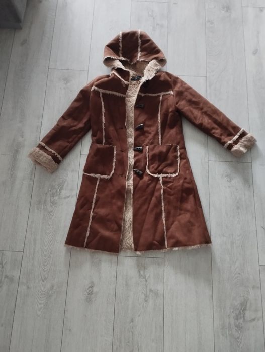 Kożuch dziewczęcy 128-140