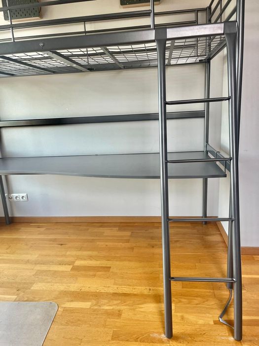 Łóżko z biurkiem Svarta IKEA