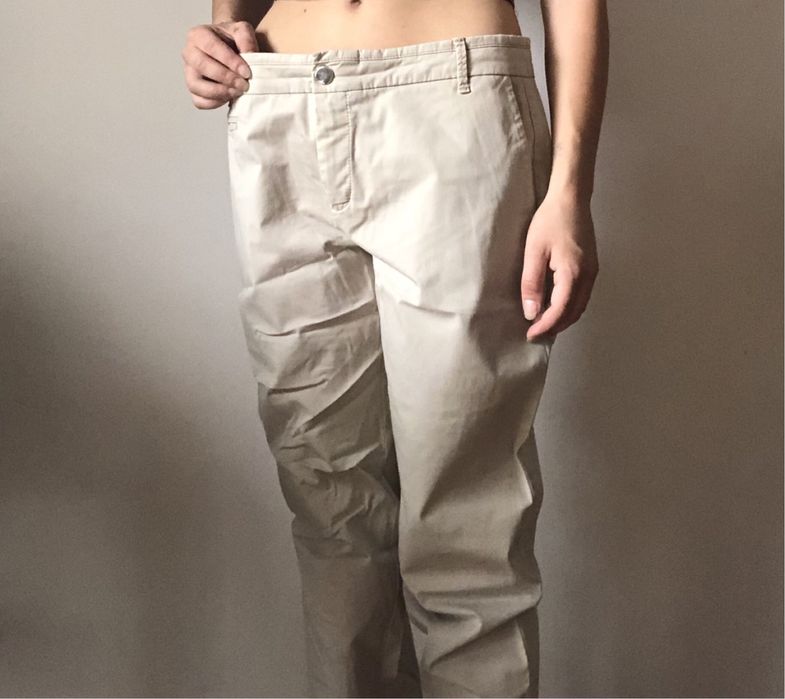 Calças creme da Zara