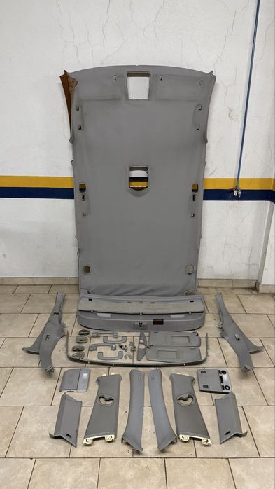 Forra de teto completo + acessorios E91 em cinza