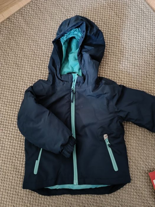 Kurtka dla chłopca na zimę , na narty, granatowa