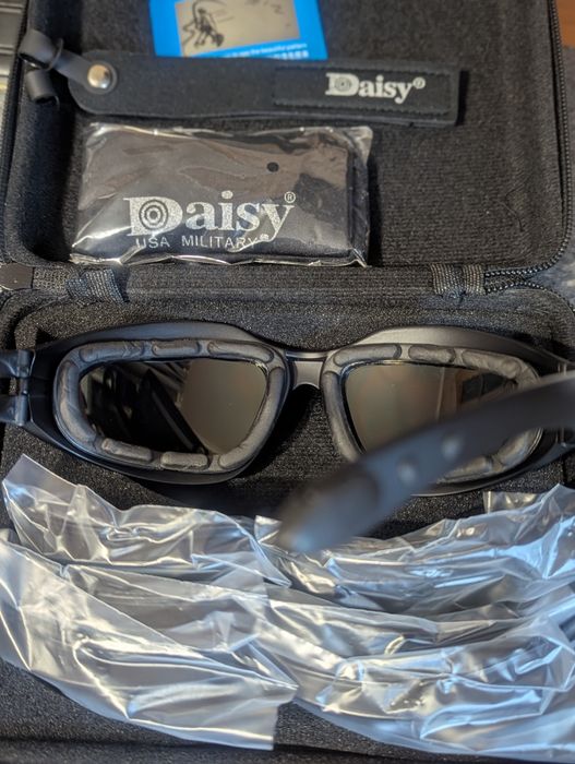 Окуляри DAISY Polarized C5 тактичні військові захисні 4 линзи з поляризацией в футлярі