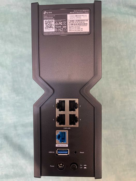 TP-Link BE9700 Pro WiFi 7 Router Archer 1×10G+4×2.5G USB 3.0