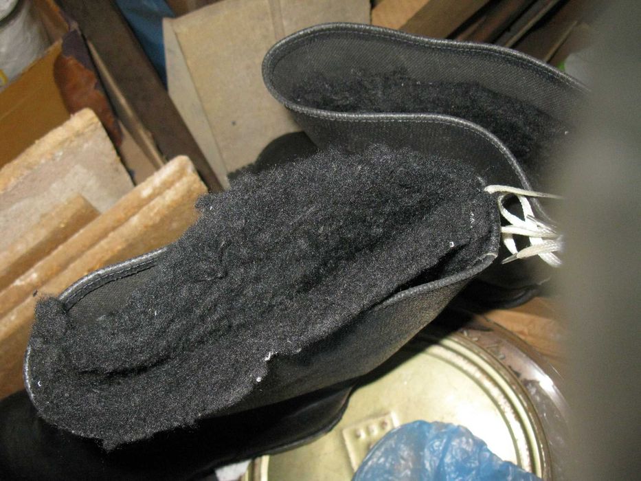 Сапоги рабочие с вынимающимися утеплёнными вставками размер 45