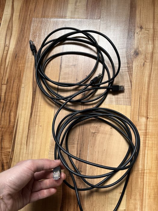 Zestaw kabli do biura duzo sztuk