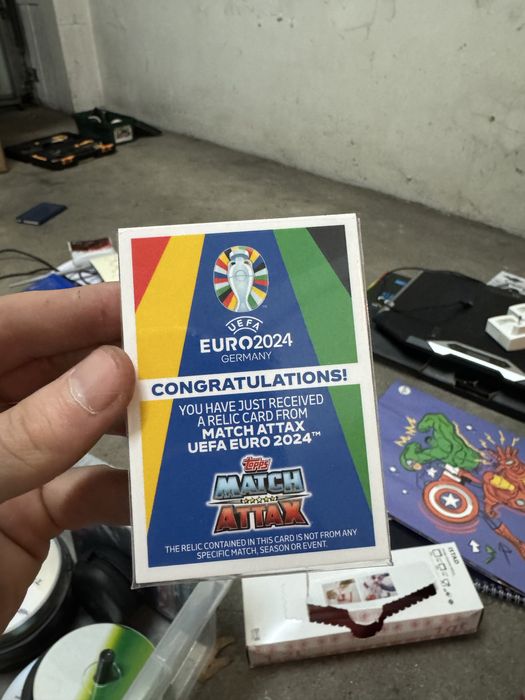 Romelu Lukaku Relic Topps Euro 2024