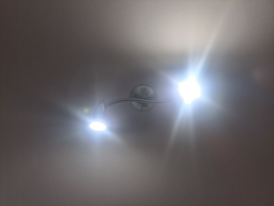 Candeeiro de tecto em inox