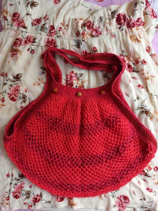 Еко-сумка "Авоська" хенд мейд