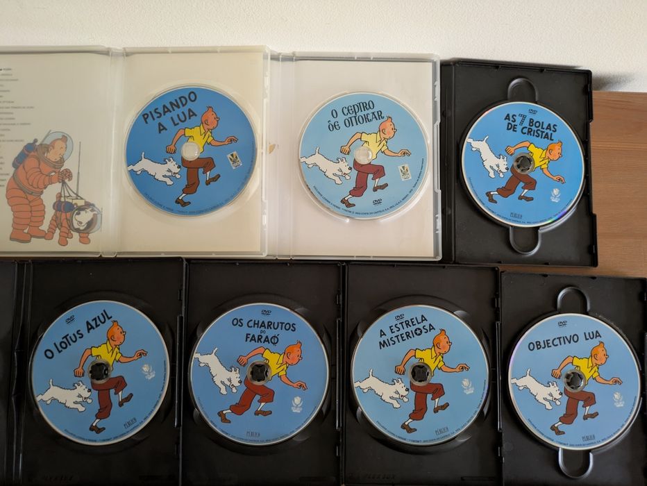 Coleção DVDs TinTim (Vários)
