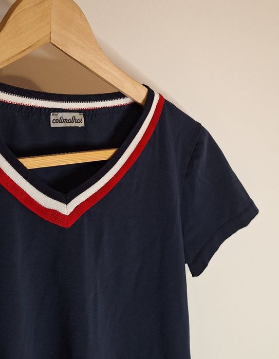 T-shirt azul Colimalhas