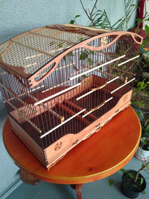 клетки для птиц ручная работа дерево