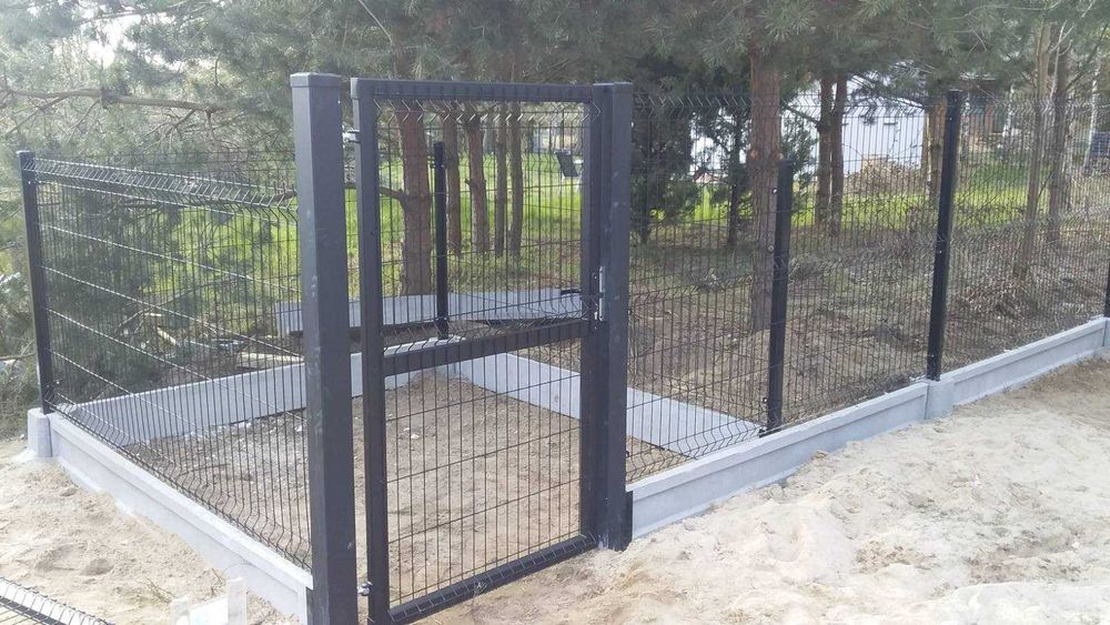 Ogrodzenia panelowe, furtki, bramy, napędy-materiał plus montaż