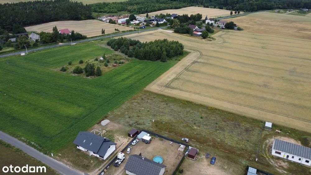 Działki z MPZP  - 5km od Tucholi