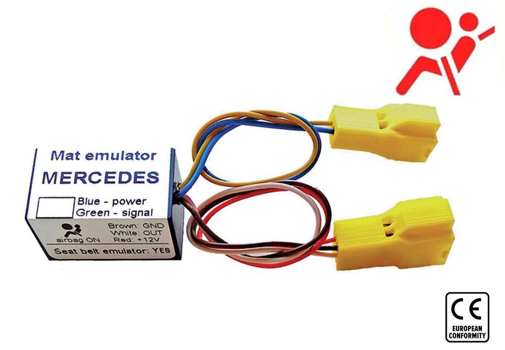 Emulador Esteira AirBag+Cinto Mercedes C220 W204 C204 GLK X204 (NOVO)