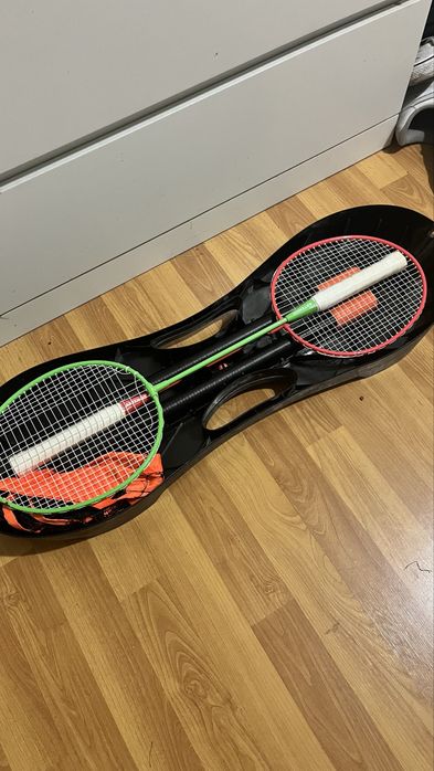 Raquetes de Badminton + Rede