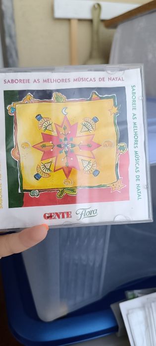 2 CDs música de Natal. Usados