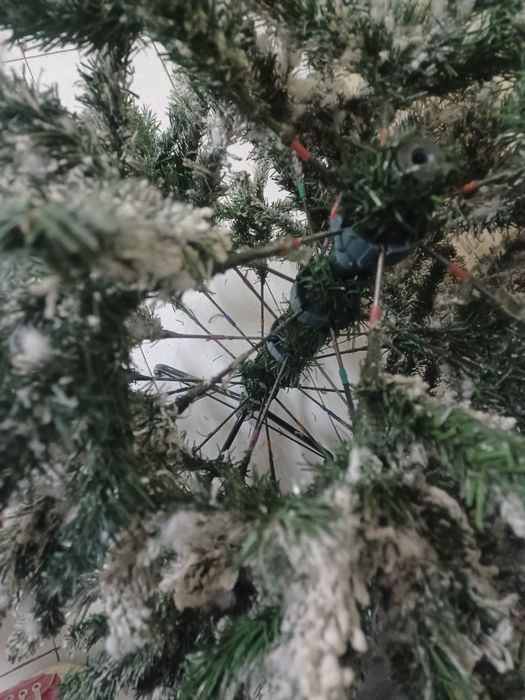 Árvore de natal com efeito neve 1,5m