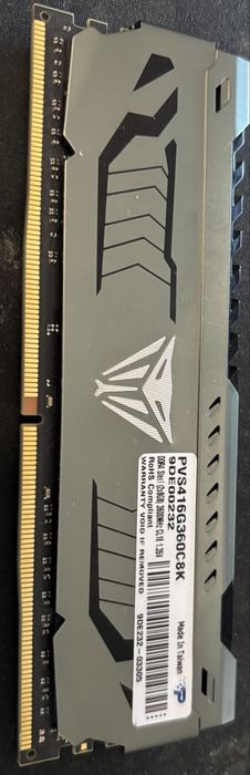 Patriot Viper Steel 8GB DDR4 3600MHz CL18 – PVS416G360C8K