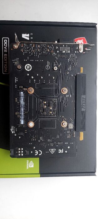 видеокарта MSI GeForce GTX 1650 Ventus XS 4GB GDDR6 (модификация OCV2)