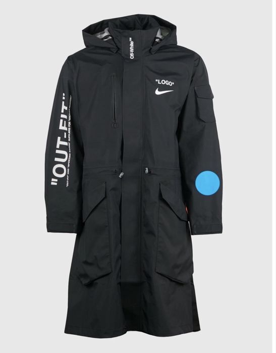 Куртка, дождевик (плащ) nike off-white eagle