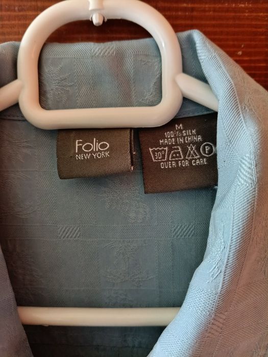 Jedwabna koszula Folio