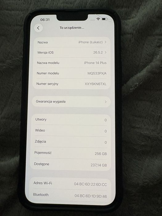 Iphone 14 plus 256gb