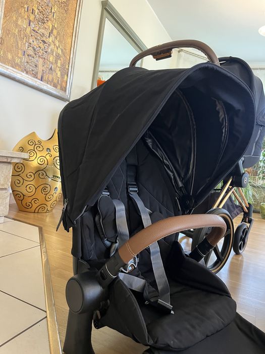 ZADBANY cybex priam 2.0 rose gold 3w1 gondola spacerówka fotelik samochodowy cloud Z