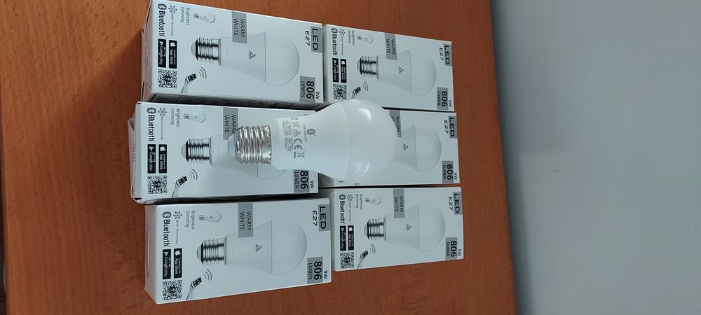 Lâmpadas brancas Bluetooth