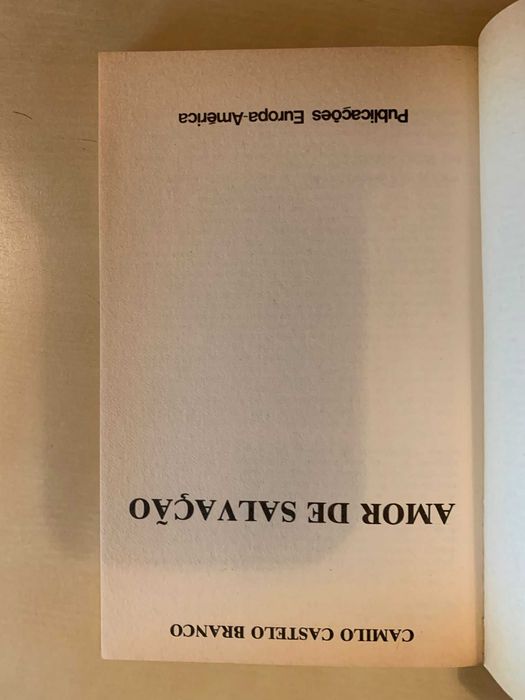 Amor de Salvação - Camilo Castelo Branco