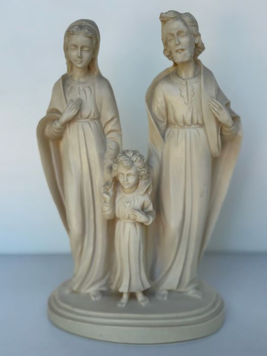 Figurka Świętej Rodziny wys 23 cm (alabaster)