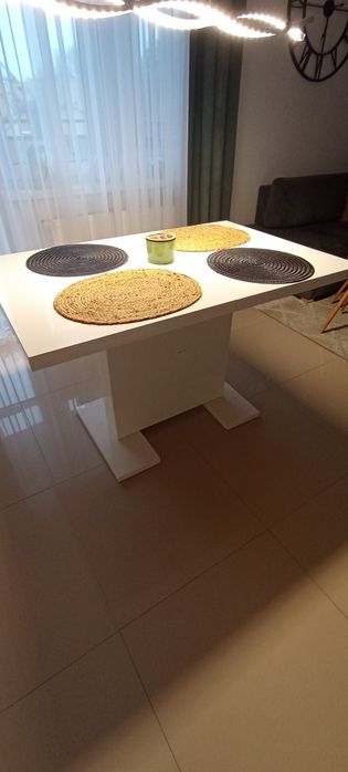 Stół biały rozkładany 80/120