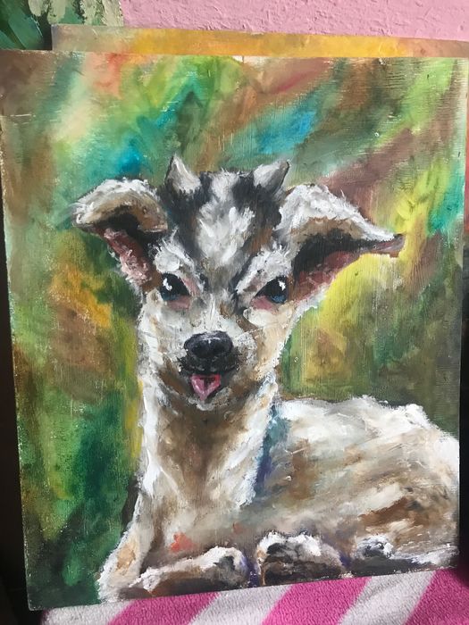 Картина маслом «козенятко»