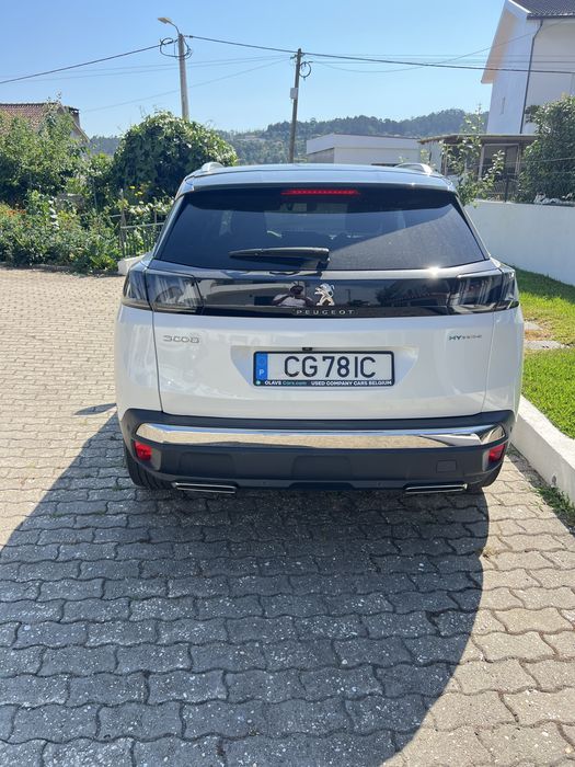 Peugeot 3008 GT Line Hybrid4 300 cv | 2021 | Branco Pérola