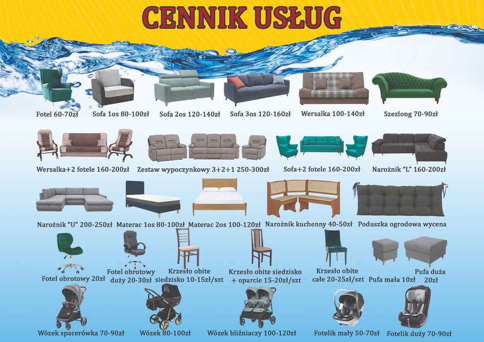 Pranie Tapicerki Meblowej, Dywanów/Wykładzin Zapraszamy!