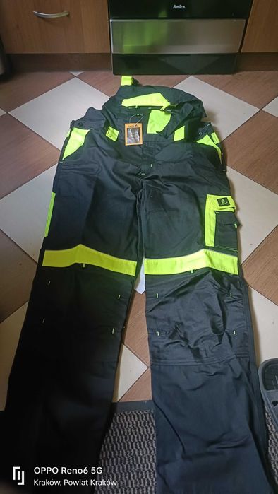 kurtka spodnie odblaskowe r56