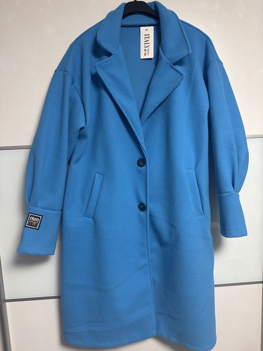 Płaszcz flauszowy  nowy wiosenny