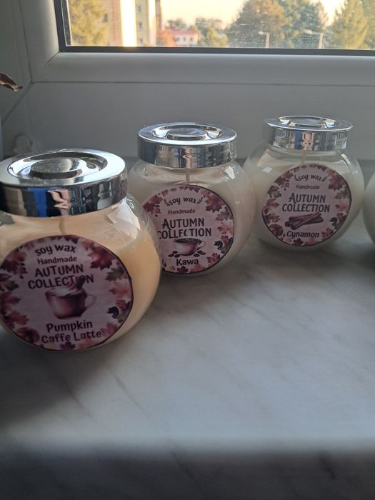 Świeczki sojowe jesień 190ml 5 szt