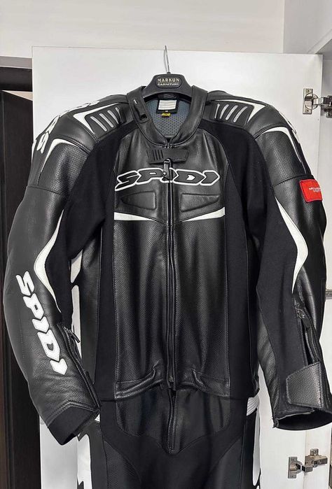 Skórzany dwuczesciowy kombinezon SPIDI rozmiar 48