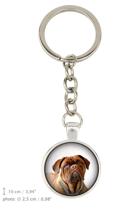 Dog z Bordeaux brelok ze zdjęciem Art-Dog