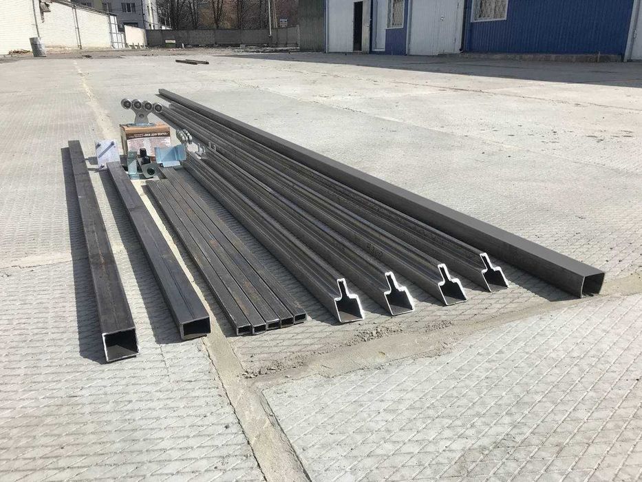 Комплект для откатных ворот, Откатные ворота Свари Сам, Каркас ворот