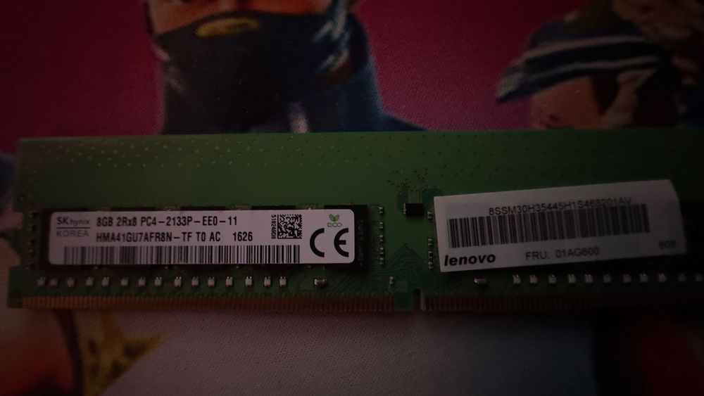 Оперативна память SK hynix 8GB DDR4-2133 ECC UDIMM 2Rx8