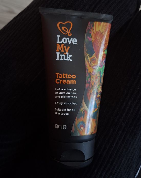Love My Ink Tattoo Cream 150 ml – krem do pielęgnacji tatuażu, podkreślenie kolorów