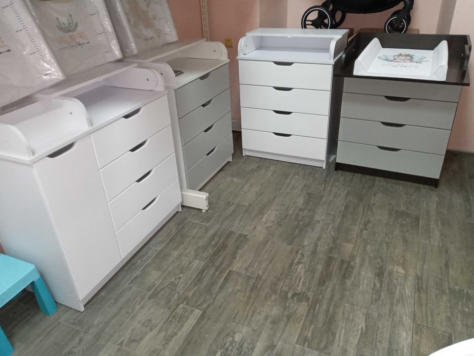 Комоди. Пеленальний столик. Комод із пеленатором.